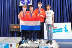 dutch team podium