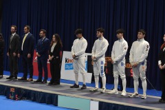 Riccione, 10-13 Maggio 2024 Campionato Nazionale Gold Cadetti e Giovani alle 6 specialità. In foto: GALLUZZO, BENTIVOGLI, MARINETTI, MOCCI Foto: TRIFILETTI Andrea / Bizzi Team