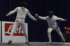 Riccione, 10-13 Maggio 2024 Campionato Nazionale Gold Cadetti e Giovani alle 6 specialità. In foto: MOCCI VS BENTIVOGLI Foto: TRIFILETTI Andrea / Bizzi Team