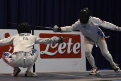 Riccione, 10-13 Maggio 2024 Campionato Nazionale Gold Cadetti e Giovani alle 6 specialità. In foto: MOCCI VS BENTIVOGLI Foto: TRIFILETTI Andrea / Bizzi Team