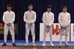 Riccione, 10-13 Maggio 2024 Campionato Nazionale Gold Cadetti e Giovani alle 6 specialità. In foto:  GALLUZZO, BENTIVOGLI, MARINETTI, MOCCI Foto: TRIFILETTI Andrea / Bizzi Team