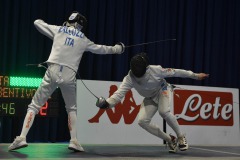 Riccione, 10-13 Maggio 2024 Campionato Nazionale Gold Cadetti e Giovani alle 6 specialità. In foto: GALLUZZO VS BENTIVOGLI Foto: TRIFILETTI Andrea / Bizzi Team
