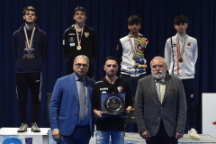 Riccione, 10-13 Maggio 2024 Campionato Nazionale Gold Cadetti e Giovani alle 6 specialità. In foto: MOCCI, BENTIVOGLI, MARINETTI, GALLUZZO Foto: TRIFILETTI Andrea / Bizzi Team